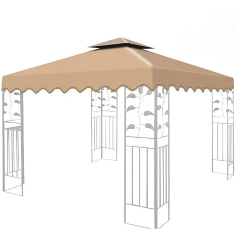 Telo di ricambio per gazebo 3x3 mt écru da 180 gr/mq