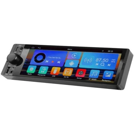 Trevi Autoradio MDV 6370 DAB Touchscreen 6.6 pollici 1 DIN DAB+ FM USB Nero