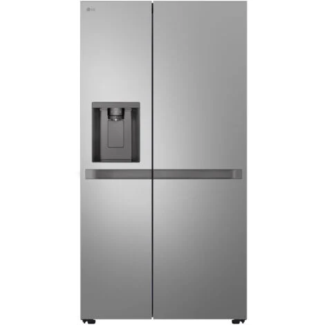 Lg GSLC40PYPE Frigo Syde-by-Side, Classe E, 638L, Porte piatte, Dispenser con allaccio, Linear Cooling, Prime Silver