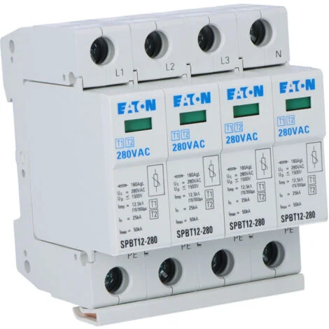 SCARICATORE DI SOVRATENSIONE T1+T2 B+C 4P 4M SPBT12-280/4 158331