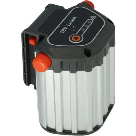 vhbw batteria compatibile con Gardena tagliaerba elettrico PowerMax Li-18/32 & soffiatore Allround AccuJet Li-18 sostituisce BLi-18(9840-20,9839-20)-(Li-Ion,1500mAh,18V)