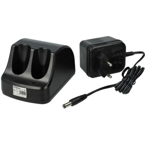 vhbw caricabatterie compatibile con Black & Decker Versapak VP100, VP110, VP130, VP130K, VP1800-A T1, VP2000, VP215-A T1, VP230 batterie Ni-Cd, NiMH