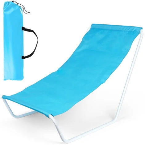 Sedia a sdraio da spiaggia, da giardino, da campeggio, pieghevole, portatile