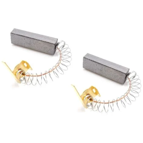 vhbw 2x spazzola carbone compatibile con Midea aspirapolvere aspirapolvere - Spazzola motore, 6,5x10x30 mm