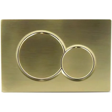 Placa de accionamiento de doble descarga, compatible con Geberit 115.770.46.6, oro cepillado