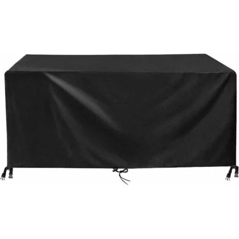 Copertura per mobili da giardino, Copertura per tavolo da giardino rettangolare, Copertura di protezione per mobili, Telo impermeabile per mobili da giardino anti-UV, Copertura per tavolo da esterno i