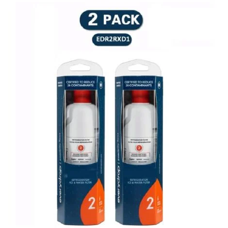 Compatibile con i filtri per frigorifero Whirlpool Everydrop, confezione da 2, EDR2RXD1