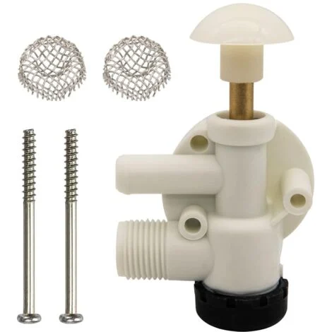 Gruppo valvola dell'acqua 385314349 Adatto per WC con scarico a pedale Dometic Sealand Vacuflush, gruppo valvola dell'acqua per camper, gruppo valvola dell'acqua per WC per camper di ricambio per Dome