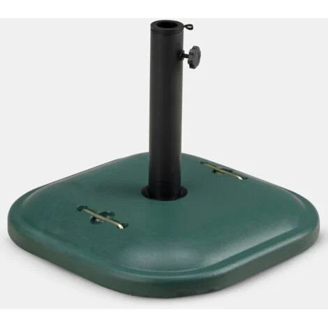 Base cemento metallo ombrellone mare giardino supporto basamento 25 Kg maniglie