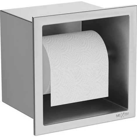 Mexen X-Wall-P supporto per carta igienica, inox - 1913