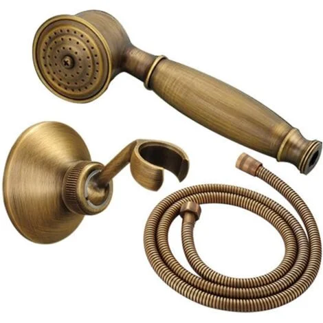 Soffione doccia, set doccia, set doccia in ottone anticato, sistema doccia