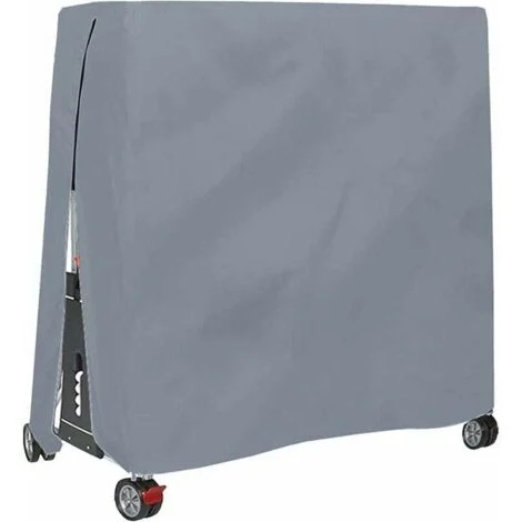 Copertura per tavolo da ping pong, impermeabile, antivento, anti-UV, in tessuto Oxford resistente, con cerniera e coulisse regolabile