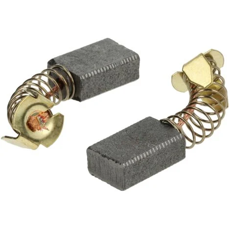 vhbw 2x spazzola carbone compatibile con Makita LS 0810, KP 312, N 4105 KB, JS8000, JS3200, JS 3200, JN 3200, LS0810, KP312, N9741 utensile elettrico