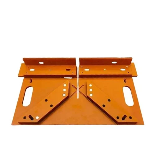 Strumento guida di taglio, accessorio per sega troncatrice, precisione angolare di 45 gradi, guide da tavolo per impieghi gravosi, ausilio per il taglio di legno, alluminio, PVC, cartongesso per offic