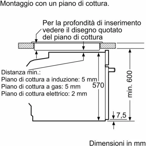 Bosch Serie 2 , Forno da incasso, 60 x 60 cm, Nero HBA571BB4. Dimensione del forno: Media, Tipo di forno: Forno elettrico, Capacità interna forno totale: 71 L. Posizionamento dell'apparecchio: Da i...