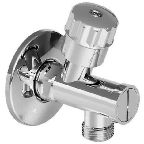 RUBINETTO SOTTOLAVABO A VITONE CON FILTRO SENZA DADO 1/2 x 3/8 cromo