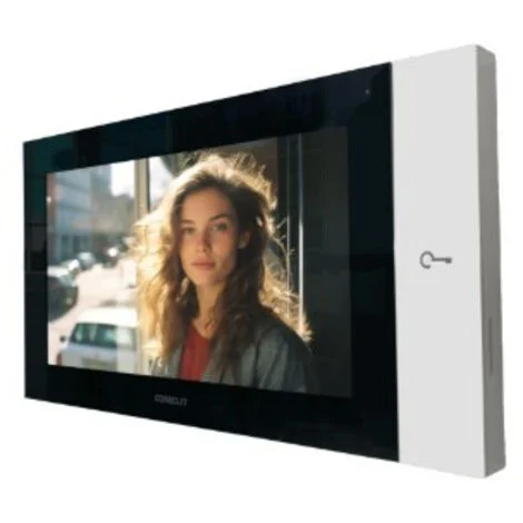 Videocitofono 7TOP 7 pollici Vivavoce WI-FI sistema VIP Bianco Comelit TP6842