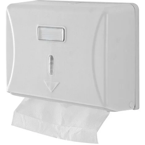 Distributore salviette piegate Z-V capienza 200 in ABS bianco