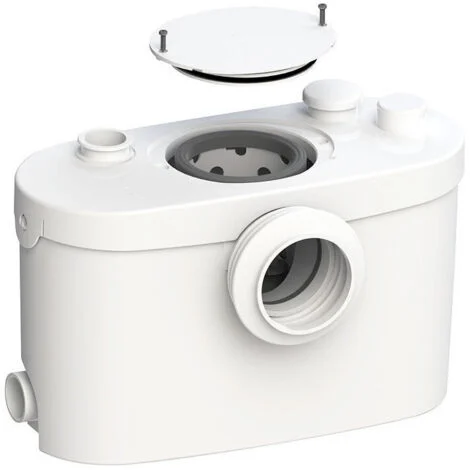 SFA - Tritarifiuti Silenzioso (46 dB) Sanipro XR Up - Tritarifiuti per bagno completo - Facilità di installazione e manutenzione - 43,2 x 23,9 x 31,9 cm - 400W - Made in France