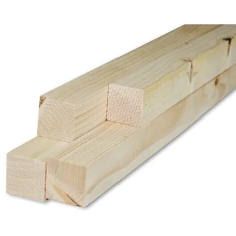 LISTELLO GREZZO IN ABETE 40 X 40 X 1000 MM