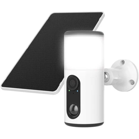 Telecamera da Esterno ANRAN Solare 2K 3MP con Visione Notturna a Colori, Rilevamento Umano e Avvisi, Compatibile con Alexa, WiFi 2.4GHz-1PZ