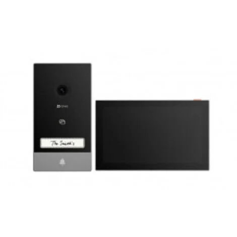 Ezviz HP7 Kit Videocitofono 2-Entry con Schermo Tattile 7 Pollici e Visione Notturna
