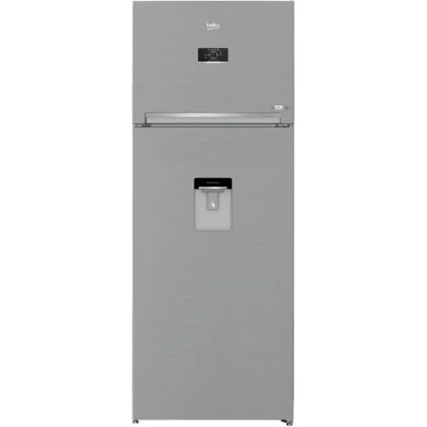 Beko RDNE455E40DXBN frigorifero con congelatore Libera installazione 406 L E Argento