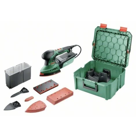 Bosch PSM 200 AES multi-sabbiatrice in SystemBox