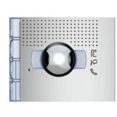 Frontale Modulo Audio Video Grandangolare Allmetal ( BTICINO cod. 351301 )