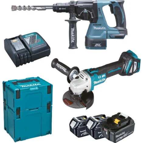 Set Elettroutensili Makita DLX2256TJ1 18V 5Ah