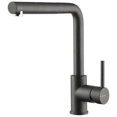 Newform X-Trend 63425.43.238 - Miscelatore da cucina Mono Splitcomando, installazione su piano-vasca, materiale ottone, bocca girevole e doccetta estraibile, altezza 29,6 cm, antracite