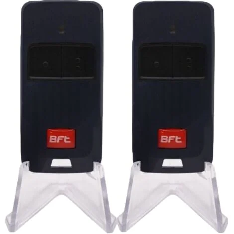 Confezione da 2 telecomandi Bft Mitto Cool C2 (sostituisce il MITTO 2B rif: rcb02 r1) - Telecomando a 2 pulsanti, 433,92 MHz, rolling code per cancelli e porte da garage