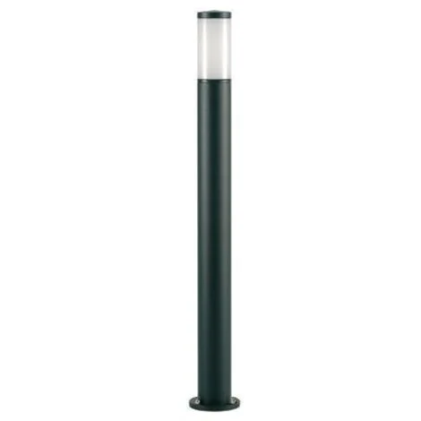 Paletto da pavimento diffuso e27 ip65 ik10 alluminio nero sovil fidel 825 06