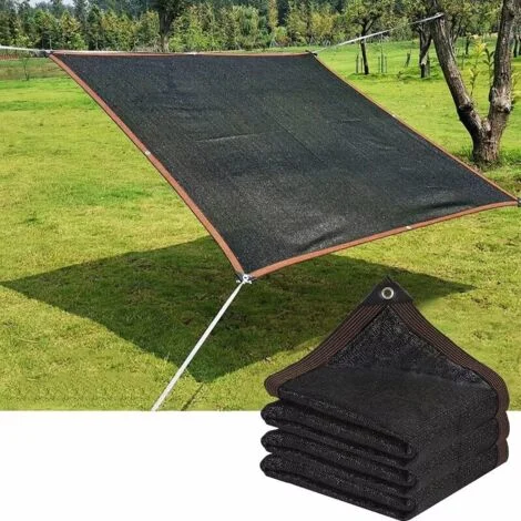 Rete ombreggiante 6x6m HDPE traspirante protezione UV 90-95% rete ombreggiante per giardino e patio