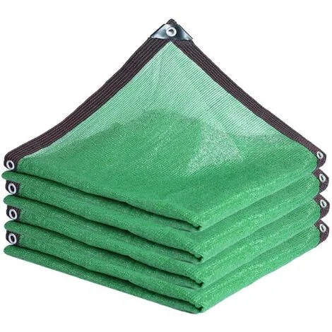 Rete ombreggiante verde per vela ombreggiante, telo ombreggiante rettangolare per vela ombreggiante, telo ombreggiante resistente al sole al 75%, rete ombreggiante con protezione solare, per terrazza,