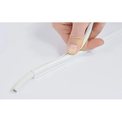 cablefix 2201-WH Canalina passacavi (L x L x A) 1000 x 8 x 7 mm 4 pz. Bianco