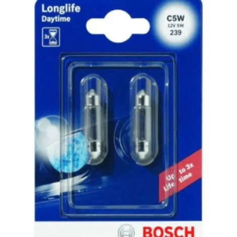 LAMPADINA LUCE TARGA attacco SV8,5-8 - 2 pezzi