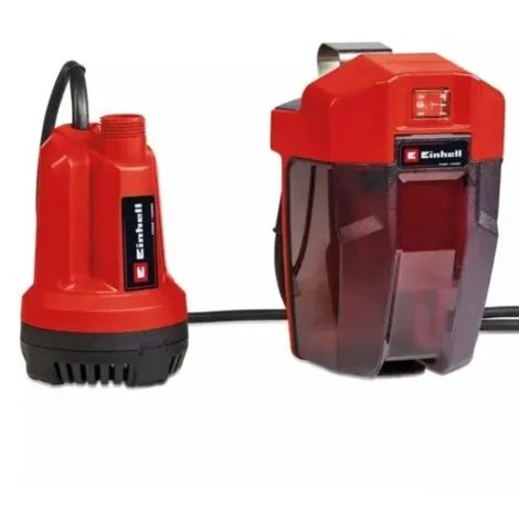 Einhell Pompa A Immersione A Batteria GE-SP 18 Li Ideale per Irrigazione e Svuotamento Acqua in Giardino e Terreno