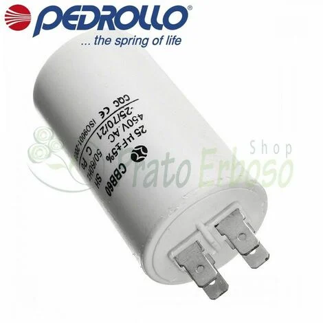 20 F - Condensatore da 20 µF 450 VL