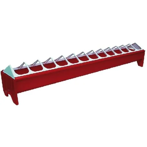mangiatoia a barretta in pvc per gabbia pollo da cm 75 gabbie polli