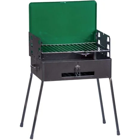 BARBECUE IN ACCIAIO 844 RICHIUDIBILE A VALIGETTA