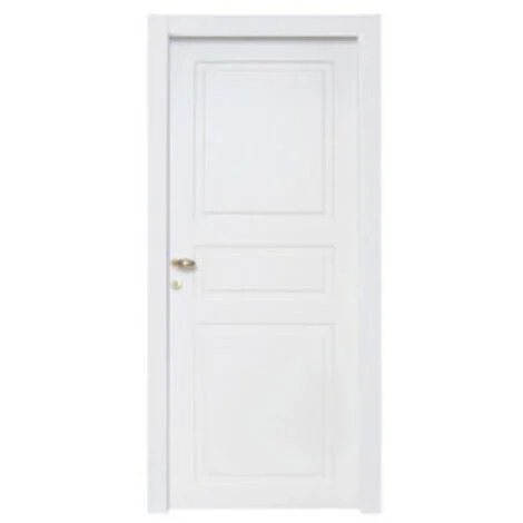 PORTA BUGNA 80X210 CM LACCATO BIANCO