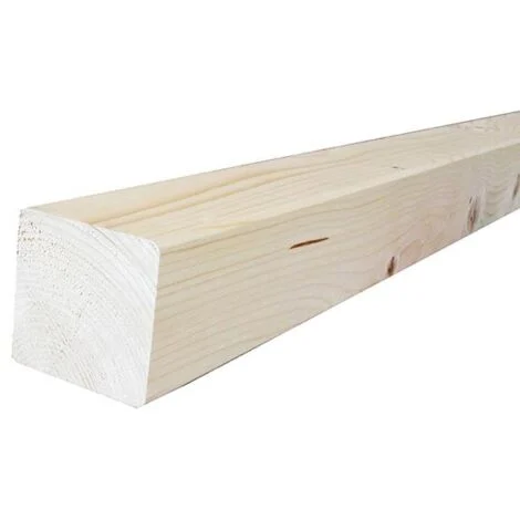LISTELLO PIALLATO IN ABETE 60 X 60 X 1000 MM