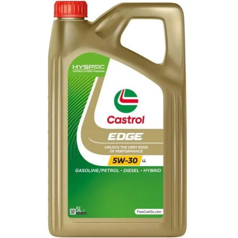 CASTROL EDGE 5W-30 LL H 4A Olio Lubrificante Motore Sintetico 5L Massima