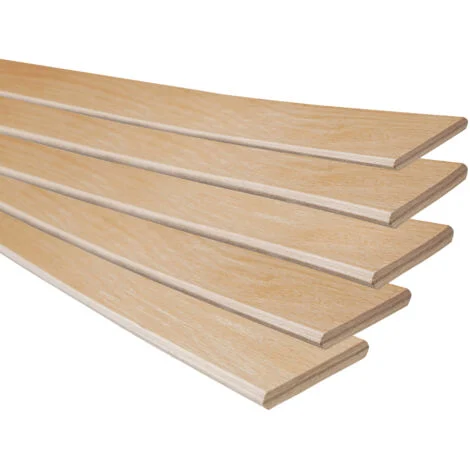 Listello in faggio a molle 895 mm per letto a telaio 10 pz.