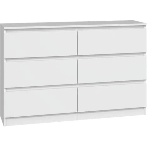 Cassettiera Malwa M6/120, BIANCO