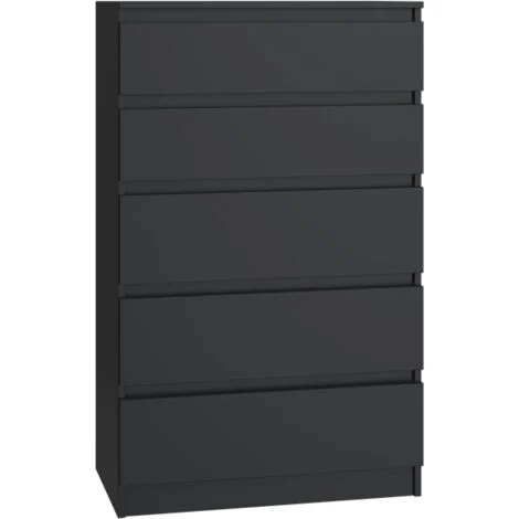 Cassettiera Malwa M5, NERO