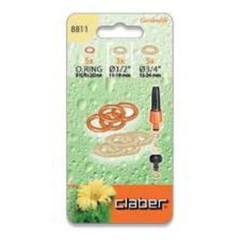 Set Ricambi O.Ring e Guarnizioni per Irrigazione Claber