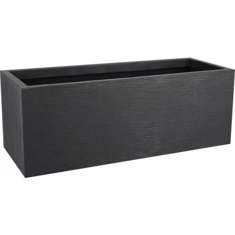 Jardiniere plastique graphit 57 79,5 x 29,5 x 29,5 gris anthracite - EDA