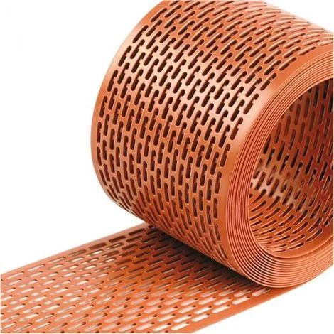 GRIGLIA di Ventilazione E PARAPASSERI in PVC per Tetto VENTILATO Rotolo ml 5x100 mm Dakota